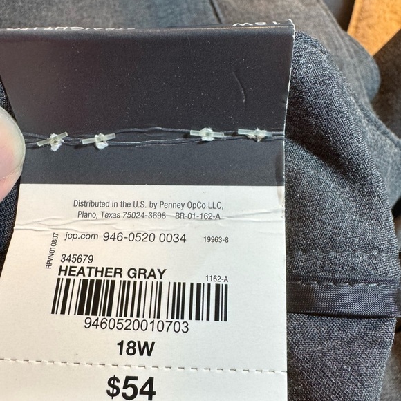 Worthington Straight Leg High Rise Pants - Picture 8 of 9